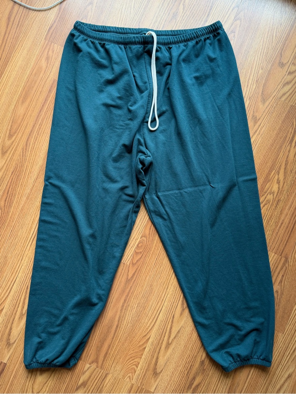 Aerie Dark Green Fleece Lined Oversized Jogger Sweatpants XL